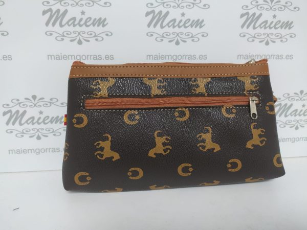 Cartera de Mano Piel La Espuela Marrón - Imagen 2