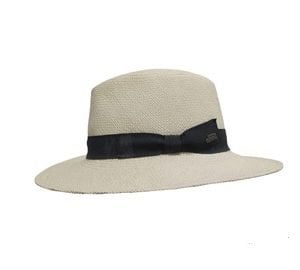 Sombrero Panamá Crochet con Cinta